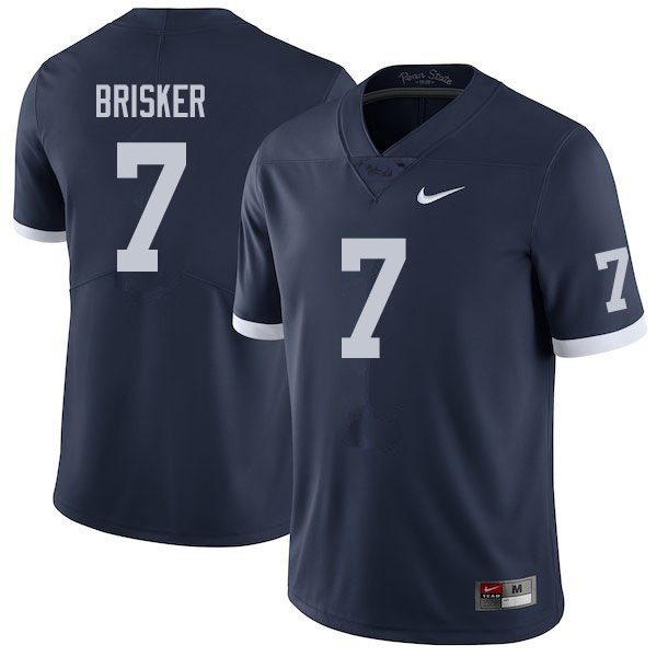 NCAA Nike Men's Penn State Nittany Lions Jaquan Brisker #7 College Football Authentic Navy Stitched Jersey HGG1398DS